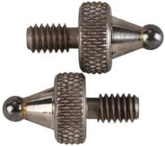 NES - #4-48, 3/32" Ball Diam, Carbide Ball Contact Point - 1/4" Contact Point Length - Apex Tool & Supply