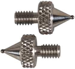 NES - #4-48, 1/32" Ball Diam, Carbide Ball Contact Point - 1/4" Contact Point Length - Apex Tool & Supply