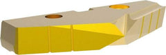 Allied Machine and Engineering - 56mm Diam x 5/16" Thick, Seat Code 4, 132° Included Angle Spade Drill Insert - TiN Coated, High Speed Steel, Series GEN2 T-A - Apex Tool & Supply