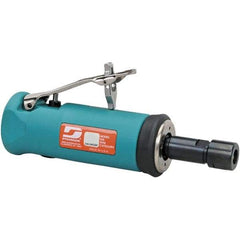 Dynabrade - 1/4" Collet, Straight Handle, Air Straight Die Grinder - 18,000 RPM, Front Exhaust, 24 CFM, 0.5 hp, 90 psi, 1/4 NPT Inlet - Apex Tool & Supply