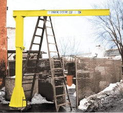 Value Collection - 1,000 Lb Load Capacity, Steel Jib Crane - Pillar Base Jib - Apex Tool & Supply