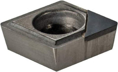 Kennametal - CPGW21.51 E Grade KD1405 Polycrystalline Diamond (PCD) Turning Insert - 80° Diamond, 1/4" Inscr Circle, 3/32" Thick, 1/64" Corner Radius - Apex Tool & Supply