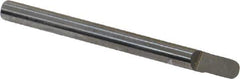 Accupro - 1/8" Shank Diam, 1-1/2" OAL, 1/8" Cut Diam, Ball Engraving Cutter - 3/16" LOC, 1 Flute, Right Hand Cut, Micrograin Solid Carbide, Uncoated - Apex Tool & Supply