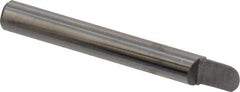 Accupro - 3/16" Shank Diam, 1-1/2" OAL, 3/16" Cut Diam, Ball Engraving Cutter - 1/4" LOC, 1 Flute, Right Hand Cut, Micrograin Solid Carbide, Uncoated - Apex Tool & Supply