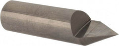 Accupro - 60° Incl Angle, 1/2" Shank Diam, 2" OAL, 1/2" Cut Diam, Conical Engraving Cutter - 9/16" LOC, 1 Flute, Right Hand Cut, Micrograin Solid Carbide, Uncoated - Apex Tool & Supply