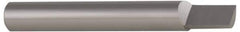Accupro - 1/2" Shank Diam, 2" OAL, 1/2" Cut Diam, Square Engraving Cutter - 9/16" LOC, 0.5" Tip Diam, 1 Flute, Right Hand Cut, Micrograin Solid Carbide, Uncoated - Apex Tool & Supply