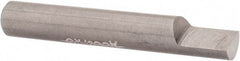 Accupro - 5/16" Shank Diam, 2" OAL, 5/16" Cut Diam, Square Engraving Cutter - 3/8" LOC, 0.313" Tip Diam, 1 Flute, Right Hand Cut, Micrograin Solid Carbide, Uncoated - Apex Tool & Supply