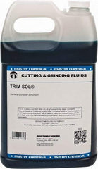 Master Fluid Solutions - Trim SOL, 1 Gal Bottle Cutting & Grinding Fluid - Water Soluble, For Grinding, Turning - Apex Tool & Supply