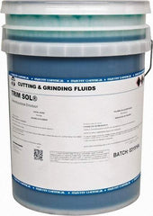 Master Fluid Solutions - Trim SOL, 5 Gal Pail Cutting & Grinding Fluid - Water Soluble, For Grinding, Turning - Apex Tool & Supply