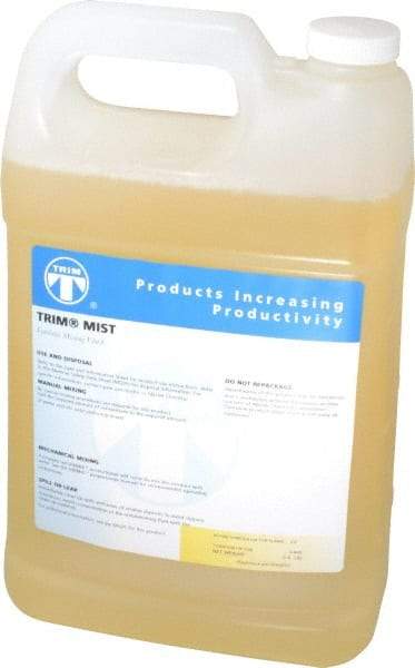 Master Fluid Solutions - Trim Mist, 1 Gal Bottle Cutting & Grinding Fluid - Synthetic, For Milling - Apex Tool & Supply