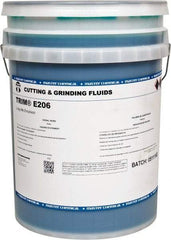 Master Fluid Solutions - Trim E206, 5 Gal Pail Cutting & Grinding Fluid - Water Soluble, For Gear Hobbing, Heavy-Duty Broaching, High Speed Turning - Apex Tool & Supply