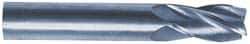 M.A. Ford - 3/8", 5/8" LOC, 3/8" Shank Diam, 2" OAL, 3 Flute, Solid Carbide Square End Mill - Single End, TiN Finish, Spiral Flute, 30° Helix, Centercutting, Right Hand Cut, Right Hand Flute, Series 169 - Apex Tool & Supply