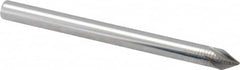 Made in USA - 1/8" Shank Diam, 5 Flute 60° Solid Carbide Countersink - Apex Tool & Supply