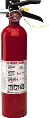 Kidde - 2.6 Lb, 1-A:10-B:C Rated, Dry Chemical Fire Extinguisher - 3-1/4" Diam x 15" High, 100 psi, 15' Discharge in 12 sec, Rechargeable, Seamless Aluminum Cylinder - Apex Tool & Supply