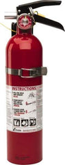 Kidde - 2.6 Lb, 1-A:10-B:C Rated, Dry Chemical Fire Extinguisher - 3-1/4" Diam x 15" High, 100 psi, 15' Discharge in 12 sec, Rechargeable, Seamless Aluminum Cylinder - Apex Tool & Supply