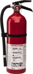 Kidde - 5 Lb, 3-A:40-B:C Rated, Dry Chemical Fire Extinguisher - 4-1/2" Diam x 16.07" High, 195 psi, 18' Discharge in 15 sec, Rechargeable, Seamless Aluminum Cylinder - Apex Tool & Supply