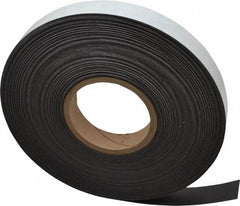 Mag-Mate - 100' Long x 1" Wide x 1/32" Thick Flexible Magnetic Strip - 8 Lb Max Pull Force, 4 Linear Ft/Lb Magnetic Pull Force, Adhesive Back - Apex Tool & Supply