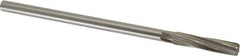 Alvord Polk - 5/16" High Speed Steel 6 Flute Chucking Reamer - Spiral Flute, 0.2792" Straight Shank, 1-1/2" Flute Length, 6" OAL - Apex Tool & Supply