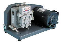 Welch Vacuum - 1/3 hp Rotary Vane Vaccum Pump - 115 Volts, 0.9 CFM, 18" Long x 9" Wide x 13" High - Apex Tool & Supply