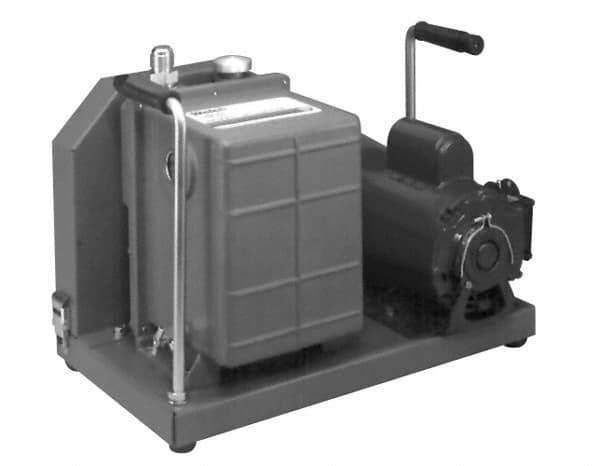Welch Vacuum - 1 hp Rotary Vane Vaccum Pump - 115/230 Volts, 17.7 CFM, 26" Long x 13.7" Wide x 18.8" High - Apex Tool & Supply