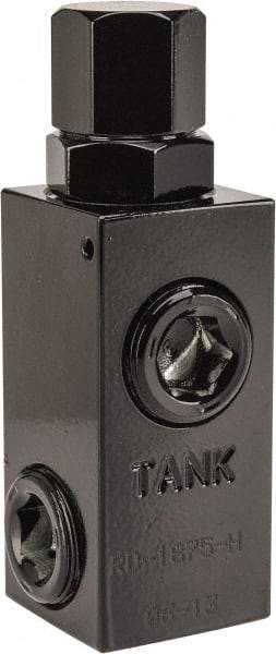 Prince - 20 GPM 3/4 Inlet Cast Iron Hydraulic Control Valve - 1-1/2" Wide x 4.557" Long - Apex Tool & Supply