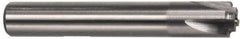 Interstate - 13/16" Radius, 2-1/4" Mill Diam, 4 Flute High Speed Steel Corner Rounding End Mill - Single End, TiN Finish, 4-5/16" OAL, 1" Shank Diam - Apex Tool & Supply
