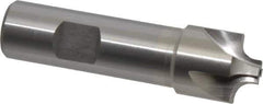 Interstate - 7/32" Radius, 7/8" Mill Diam, 4 Flute Cobalt Corner Rounding End Mill - Single End, Uncoated, 3-1/4" OAL, 3/4" Shank Diam - Apex Tool & Supply