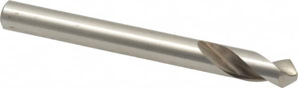 Interstate - 1/4" Body Diam, 90°, 2-1/2" OAL, High Speed Steel Spotting Drill - Apex Tool & Supply