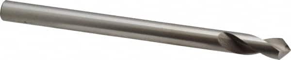 Interstate - 3/8" Body Diam, 90°, 5" OAL, High Speed Steel Spotting Drill - Apex Tool & Supply
