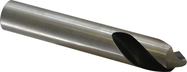 Interstate - 1" Body Diam, 90°, 6" OAL, High Speed Steel Spotting Drill - Apex Tool & Supply