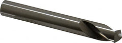 Interstate - 1/2" Body Diam, 120°, 3-3/4" OAL, High Speed Steel Spotting Drill - Apex Tool & Supply