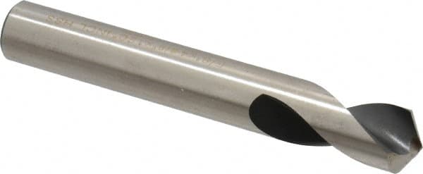Interstate - 5/8" Body Diam, 120°, 4-3/8" OAL, High Speed Steel Spotting Drill - Apex Tool & Supply