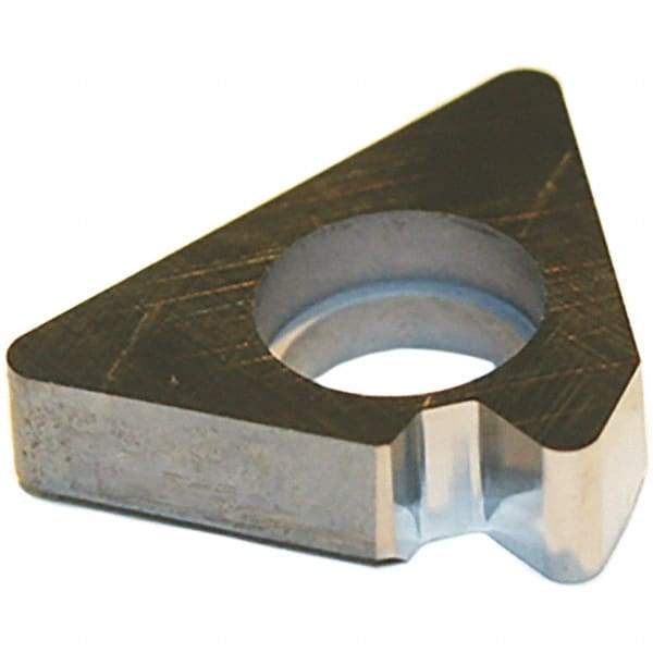 Tool-Flo - 5/8" Inscribed Circle, Trigon Grooving & Threading Shim Seat for Indexables - 0.187" Thick, LS Shim Style, Negative Rake, Left Hand, Right Hand Cut - Apex Tool & Supply