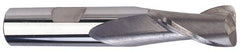 Corner Radius End Mill: 3/4″ Dia, 1-1/2″ LOC, 0.015″ Radius, 2 Flutes, Solid Carbide 4″ OAL, 3/4″ Shank Dia, 30 ° Helix, Bright/Uncoated, Corner Radius End, Centercutting, Series 3CR