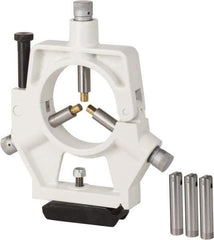 Clausing - Steady Lathe Rest - Compatible with Toolroom Lathes, 3/8 to 6-3/8" Workpiece Diam - Apex Tool & Supply