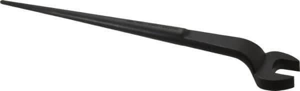 Proto - 1-1/16" Standard Spud Handle Open End Wrench - 17-1/4" OAL, Single End, Black Finish - Apex Tool & Supply