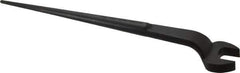 Proto - 1-1/16" Standard Spud Handle Open End Wrench - 17-1/4" OAL, Single End, Black Finish - Apex Tool & Supply