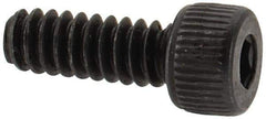 Value Collection - #6-32 UNC Hex Socket Drive, Socket Cap Screw - Alloy Steel, Black Oxide Finish, Fully Threaded, 3/8" Length Under Head - Apex Tool & Supply