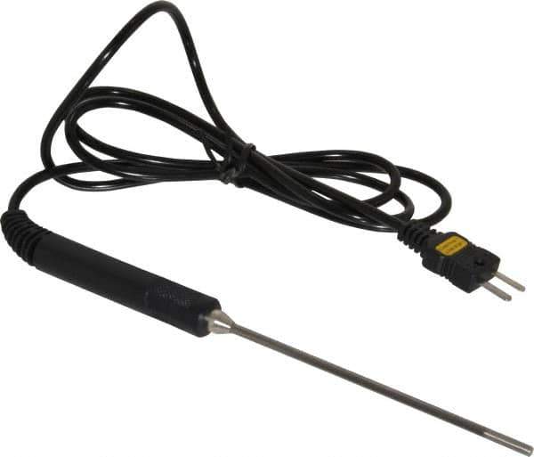 Extech - -40 to 842°F Dual Input Digital Thermometer - Stainless Steel - Apex Tool & Supply