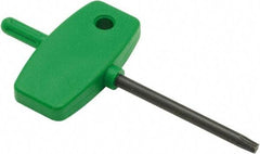 Parlec - T6 Torx Drive, Insert Key for Indexable Boring Bars and Boring Head - Compatible with Insert Screws - Apex Tool & Supply