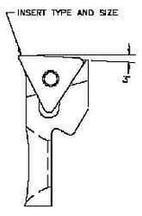 Parlec - Series 2, Right Hand Cut, Boring Cartridge - TCMT11 Insert, -3° Lead Angle - Apex Tool & Supply