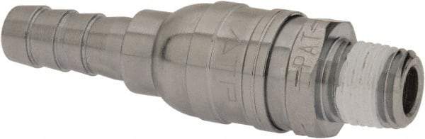 Value Collection - 1/4 Male NPT Pneumatic Hose Swivel Fitting - Steel, Nickel Plated - Apex Tool & Supply