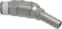 Value Collection - 3/8 Male NPT Pneumatic Hose Swivel Fitting - Steel, Nickel Plated - Apex Tool & Supply
