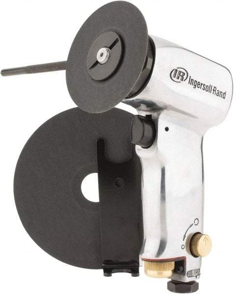 Ingersoll-Rand - 3 to 5" Disc, 18,000 RPM, Pneumatic Handheld Disc Sander - 24.99 CFM, 1/4 NPT Inlet, 0.45 hp - Apex Tool & Supply