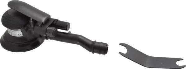 Ingersoll-Rand - 12,000 OPM, 15.5 CFM Air Consumption, Palm Air Orbital Sander - Round Pad, 1/4 NPT Inlet - Apex Tool & Supply