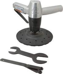 Ingersoll-Rand - 7" Max Disc, 6,000 RPM, Pneumatic Handheld Disc Sander - 22 CFM, 1/4 NPT Inlet, 0.8 hp - Apex Tool & Supply