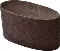 3M - 3-1/2" Wide x 15-1/2" OAL, 36 Grit, Aluminum Oxide Abrasive Belt - Aluminum Oxide, Very Coarse, Coated, X Weighted Cloth Backing, Series 341D - Apex Tool & Supply