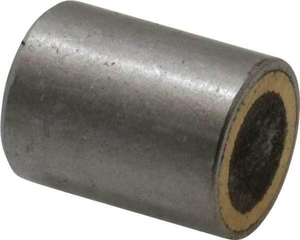Mag-Mate - 8-32 Thread, 3/8" Diam, 1/2" High, 3 Lb Average Pull Force, Neodymium Rare Earth Pot Magnet - 0.15" Deep Tapped Hole, Steel Pot, Uninsulated - Apex Tool & Supply