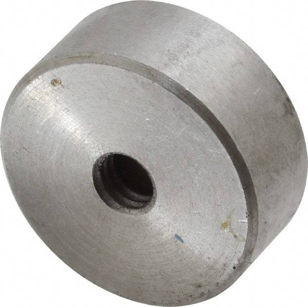 Mag-Mate - 5/16-18 Thread, 1-1/4" Diam, 1/2" High, 68 Lb Average Pull Force, Neodymium Rare Earth Pot Magnet - 0.15" Deep Tapped Hole, Steel Pot, Uninsulated - Apex Tool & Supply