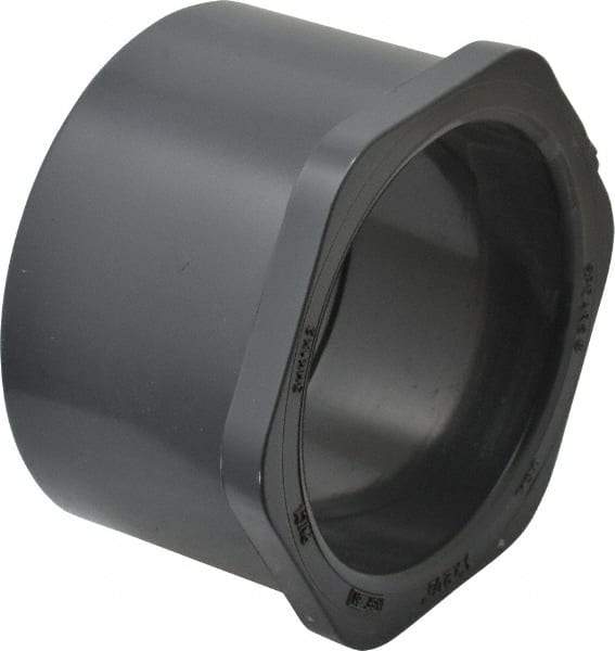 Value Collection - 3 x 2-1/2" PVC Plastic Pipe Reducer Bushing - Schedule 80, Spig x Soc End Connections - Apex Tool & Supply